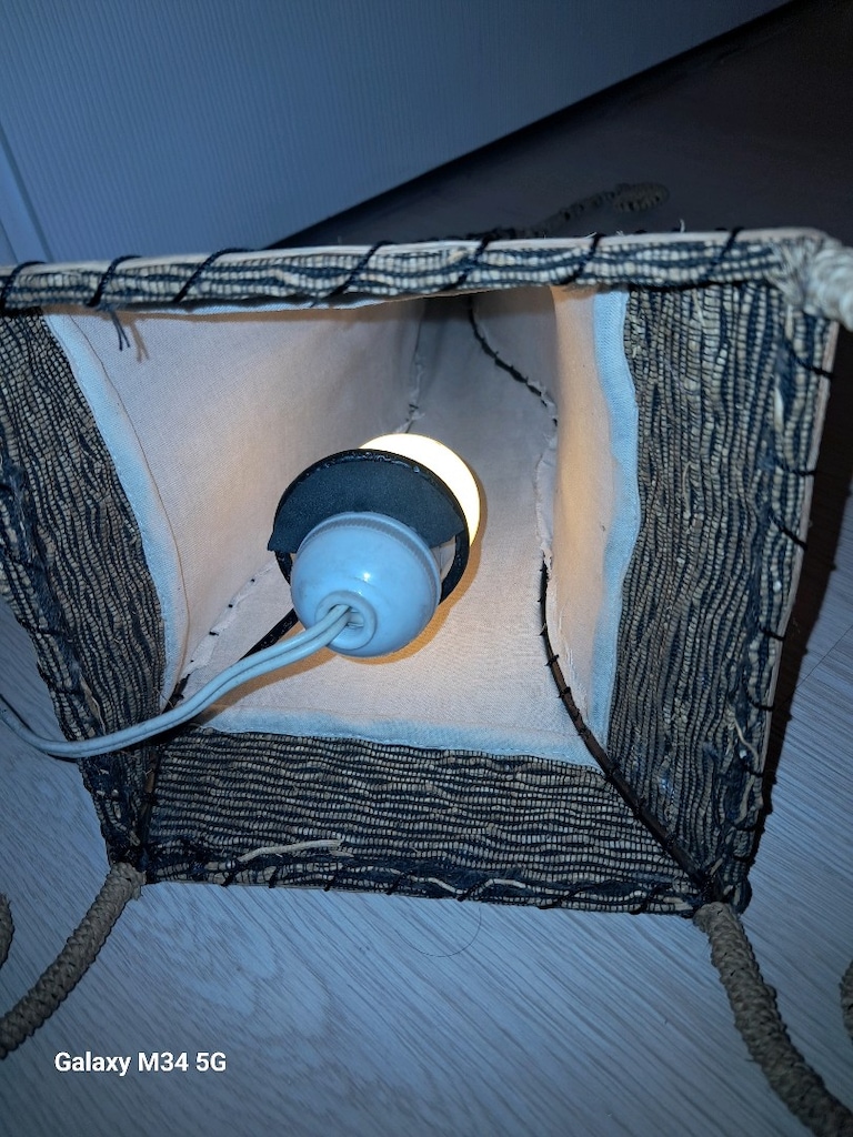 El yapımı otantik lamba - 7