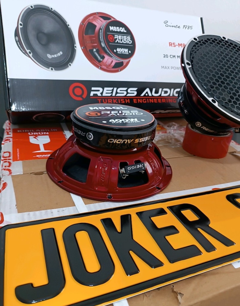 Reiss M8SQL 20 cm 175 Rms 400 W metal kapak ÖZEL SERİ YÜKSEK KALİTE - 4