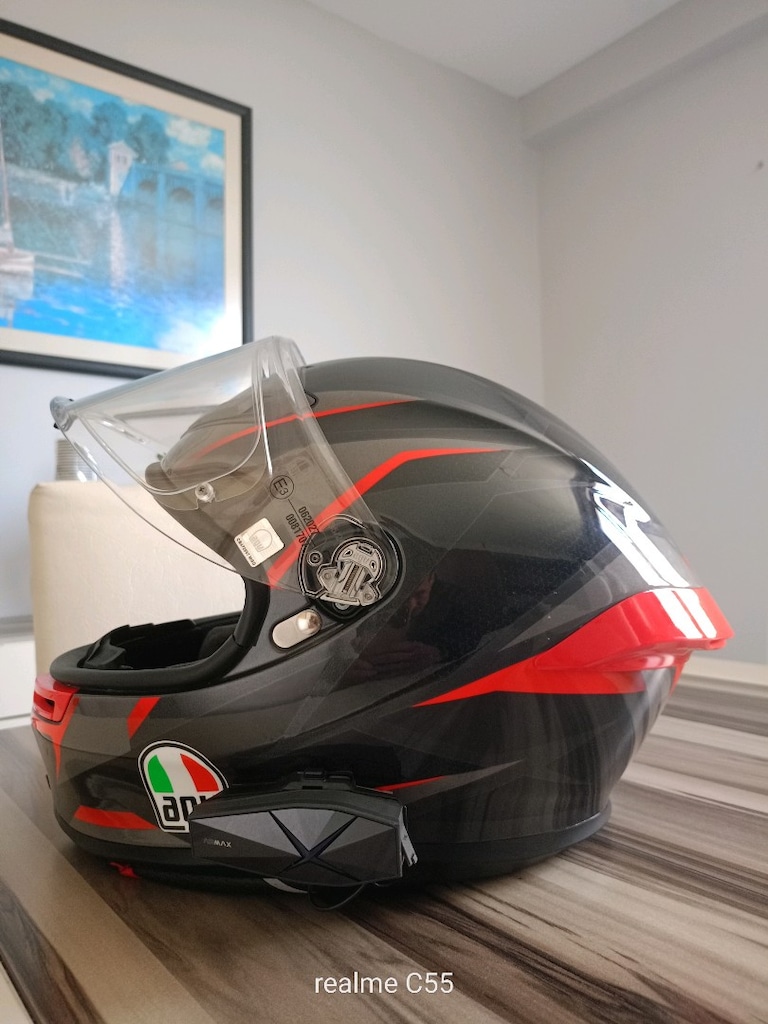 AGV K6S kask temiz 10/9 kozmetik - 2
