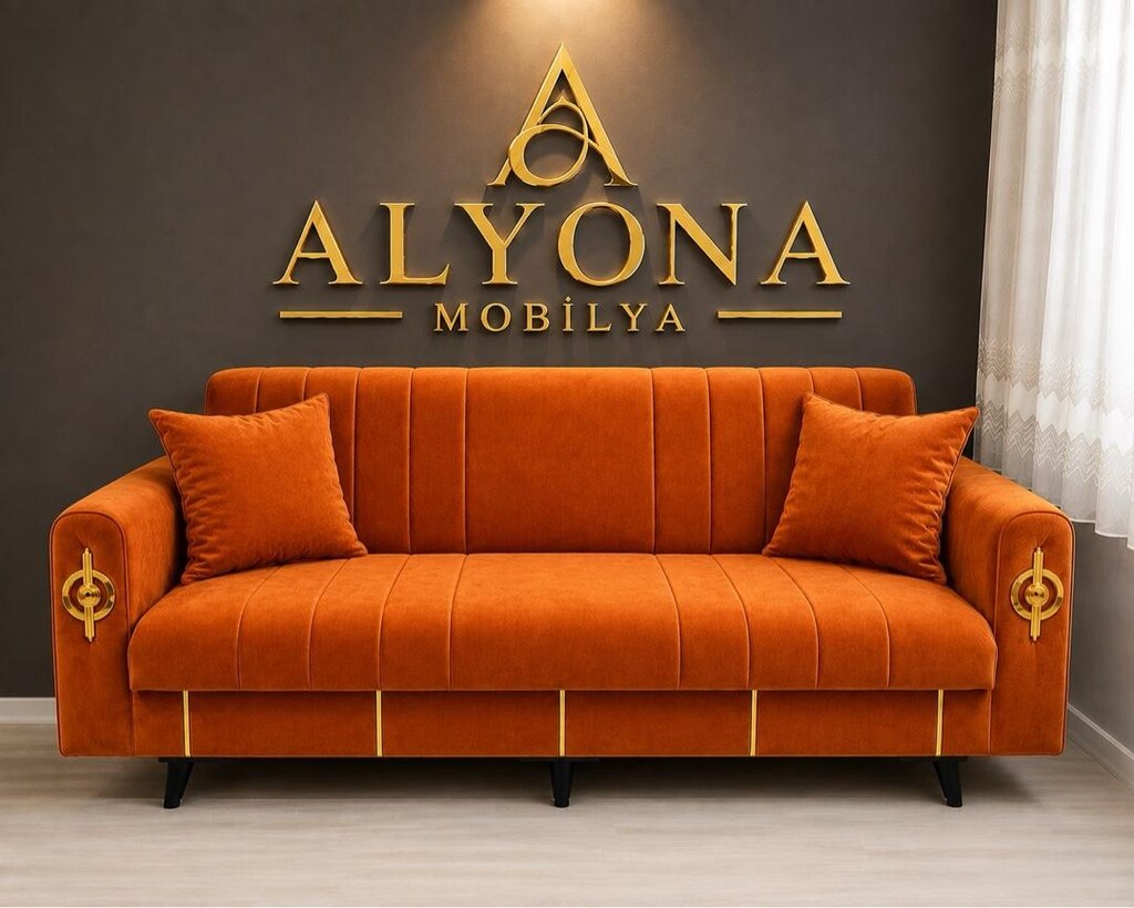ALYONA MOBİLYA EKONOMİK YATAKLI BAZALI ÇEKYATLAR KANEPELER - 3