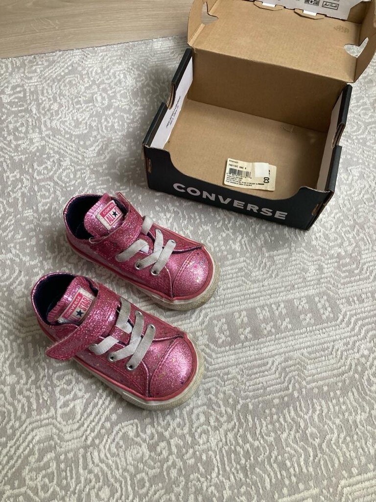 PEMBE SİMLİ BEBEK/ÇOCUK CONVERSE 22 NO - 5