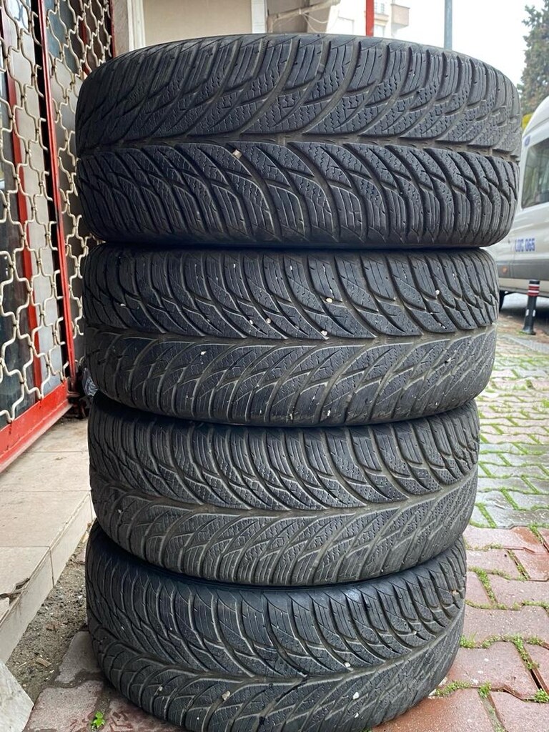 235/55/17 KIŞLIK LASTİK TAKIMI SIFIR GİBİ - 12
