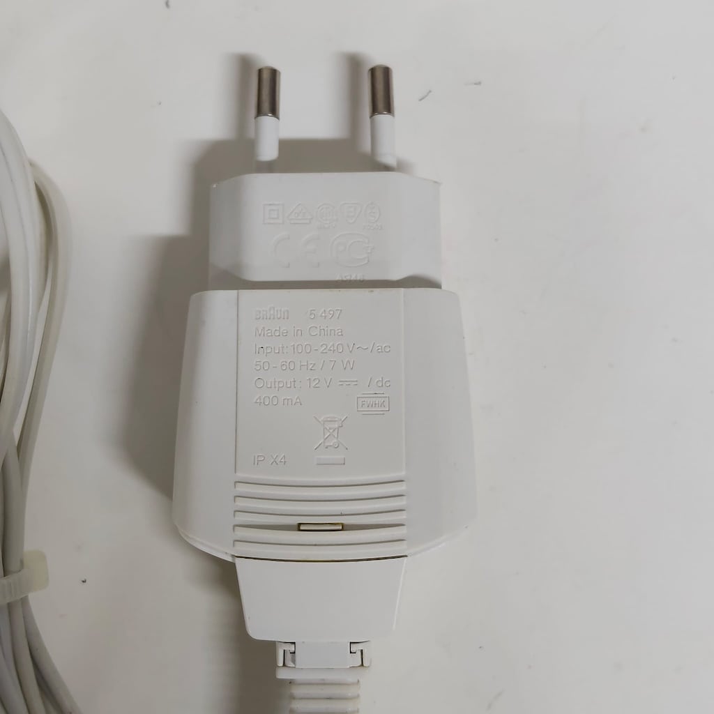 BRAUN ORJINAL TRAŞ MAKİNASI ADAPTÖRÜ 5 497 12V 400mA (BEYAZ RENK) - 9