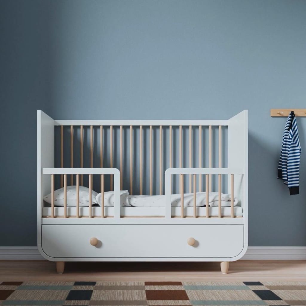 IKEA MYLLRA Bebek Karyolası | Bej | Şilte ve Ek Aksesuar Dahil - 2