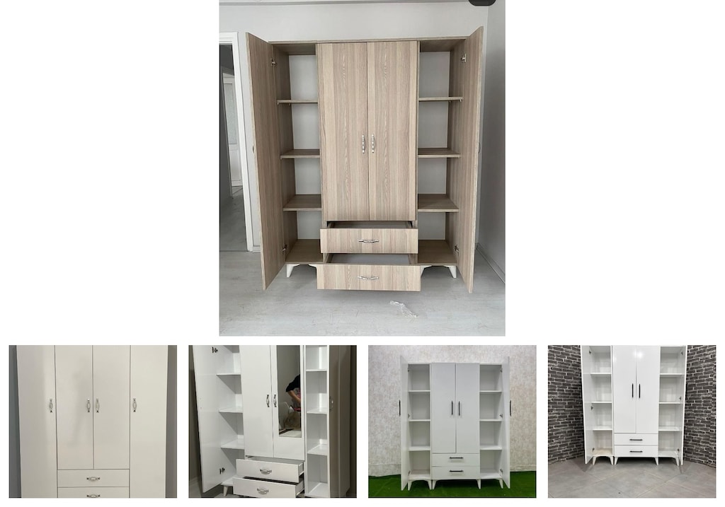 4 kapaklı elbise dolabı rlwmkhymfm - 2