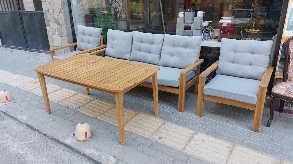 ratsahome LANİ 3'LÜ OTURMA GRUBU (AHŞAP) - 3