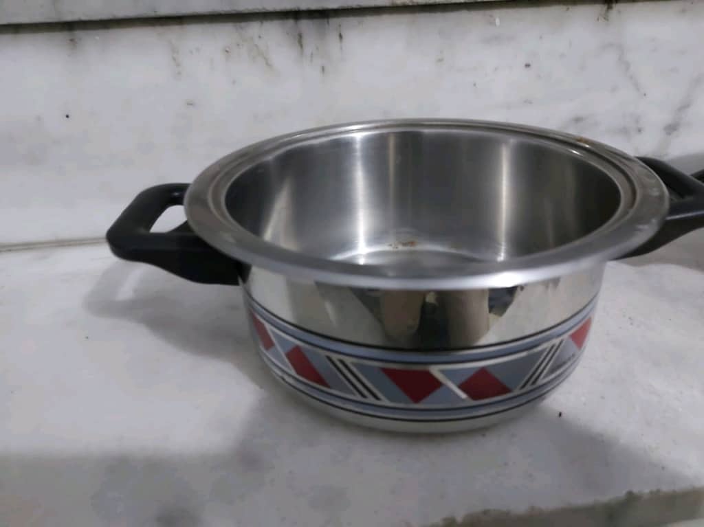 Vintage Emsan orijinal çelik tencere seti. Açıklamayı okuyunuz. - 3