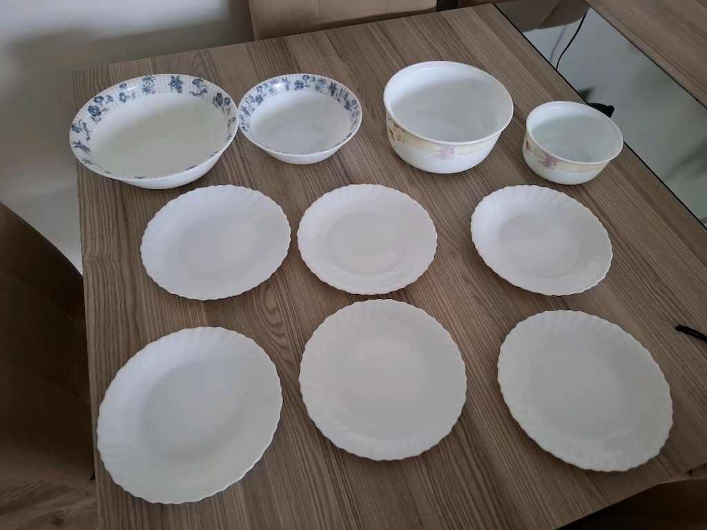 Arkopal salata kaseleri ve tatlı tabakları - 5