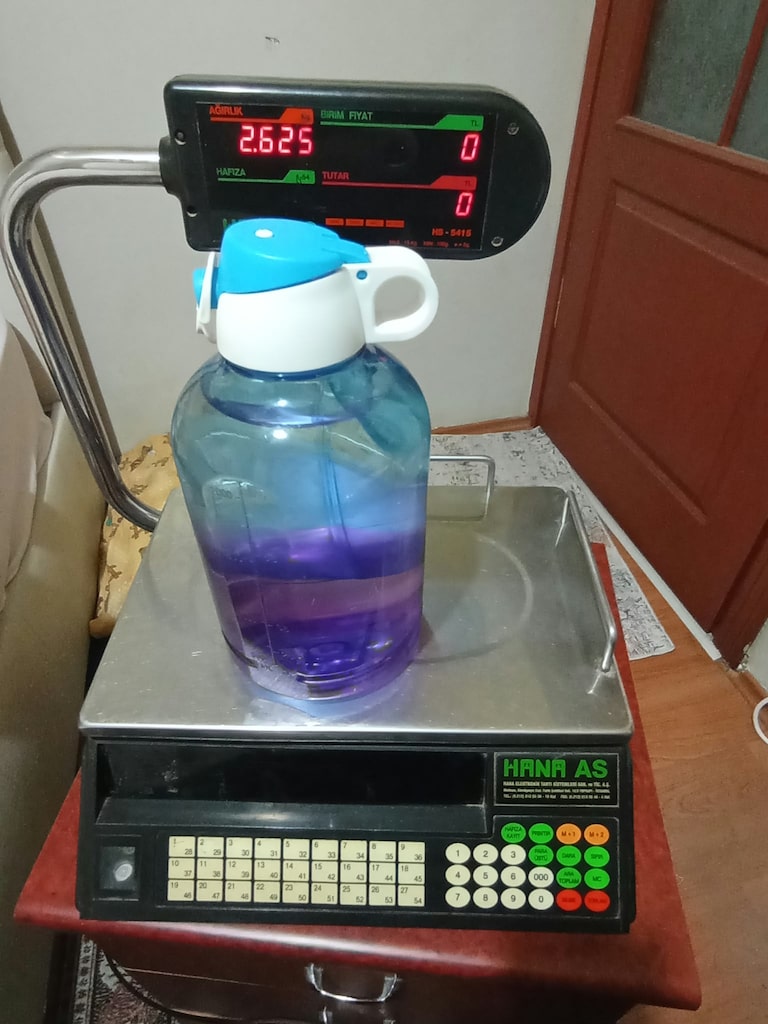 Ekranı ve Tartısı Sağlam Tuş Takımı Tamirlik Hana HS-5415 Terazi - 4
