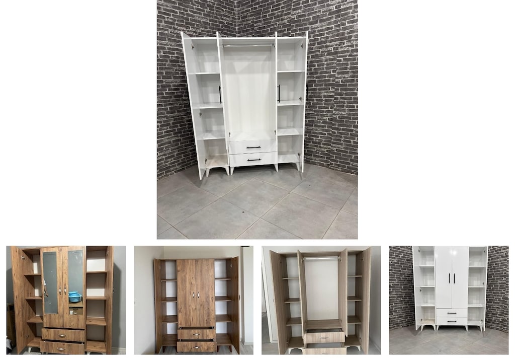 4 kapaklı elbise dolabı mvltrfmesv - 2