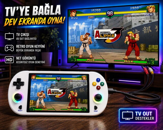 M22 PRO 21000 OYUN CEBİNDE! İSTER TV HD BAĞLA DEV EKRANDA OYNA