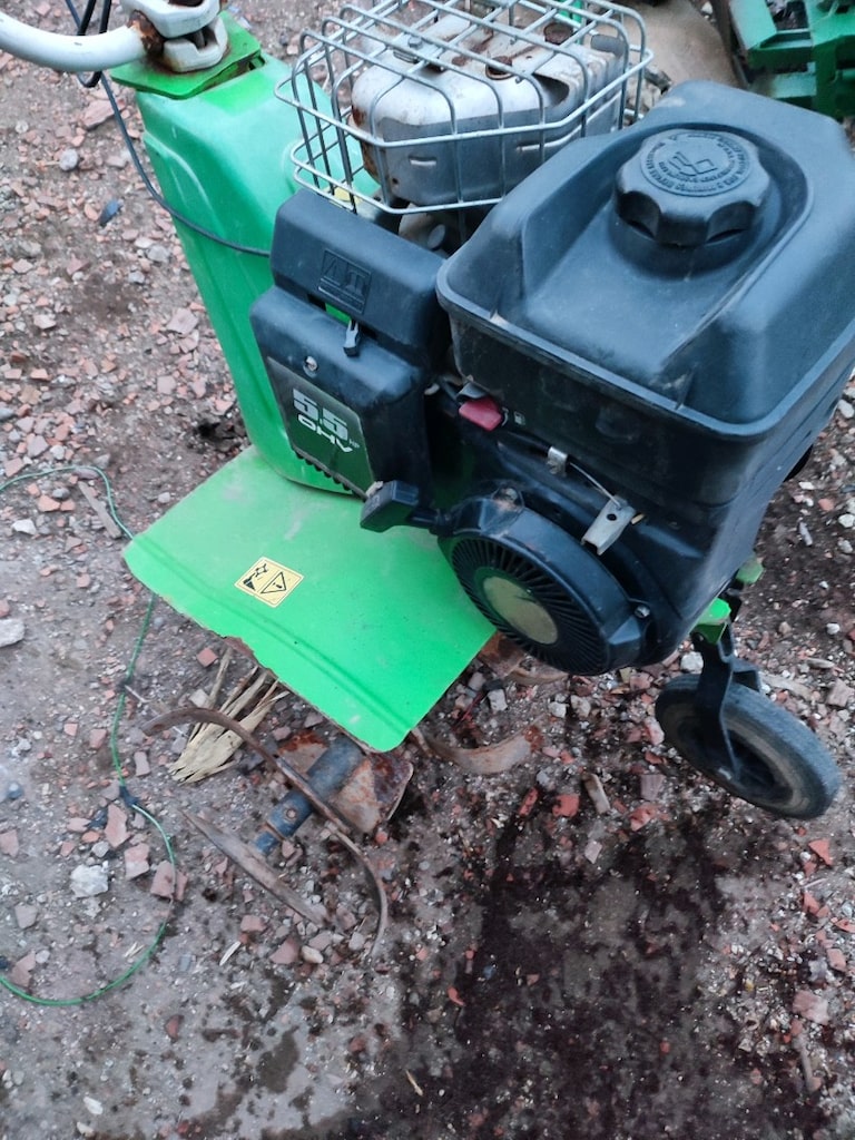çapa makinası 5.5 HP kasnaklari eksik sağlam - 3