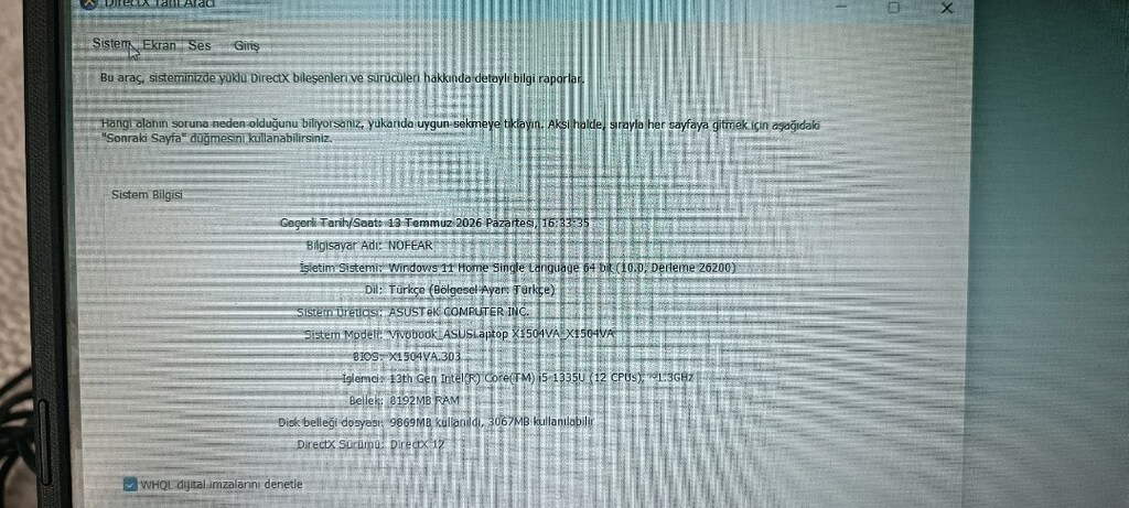 ASUS Vivobook 15 (Memurdan) i5 işlemci / 8 GB Ram / 512 GB Hafıza - 6