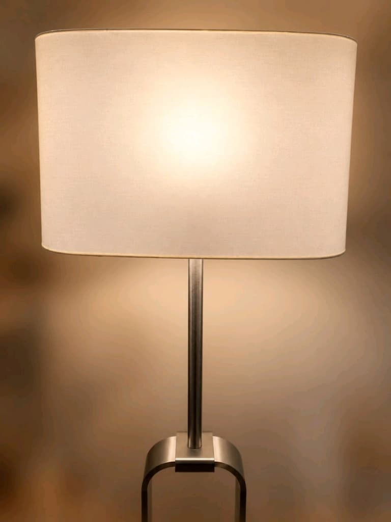 IKEA UPPVIND Yer Lambası – Nikelaj Kaplama / Beyaz, 150 cm - 3