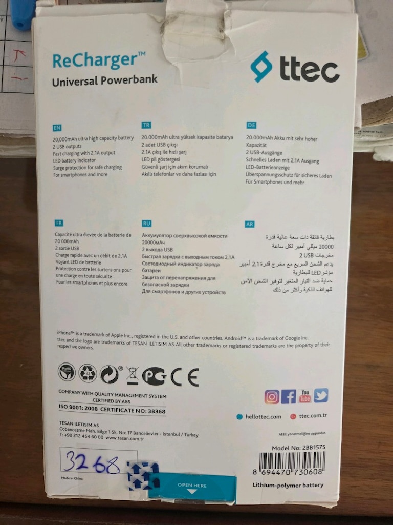 ttec powerbank - 2