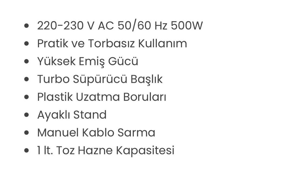 Pratik Kablolu Dikey Süpürge - 3