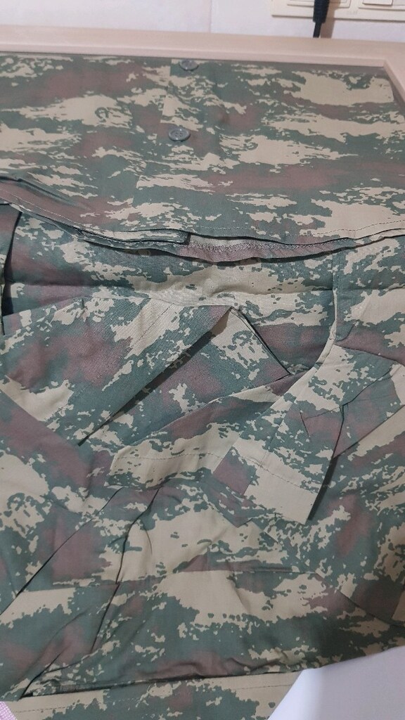 kamuflaj desenli sıfır gömlek - 3