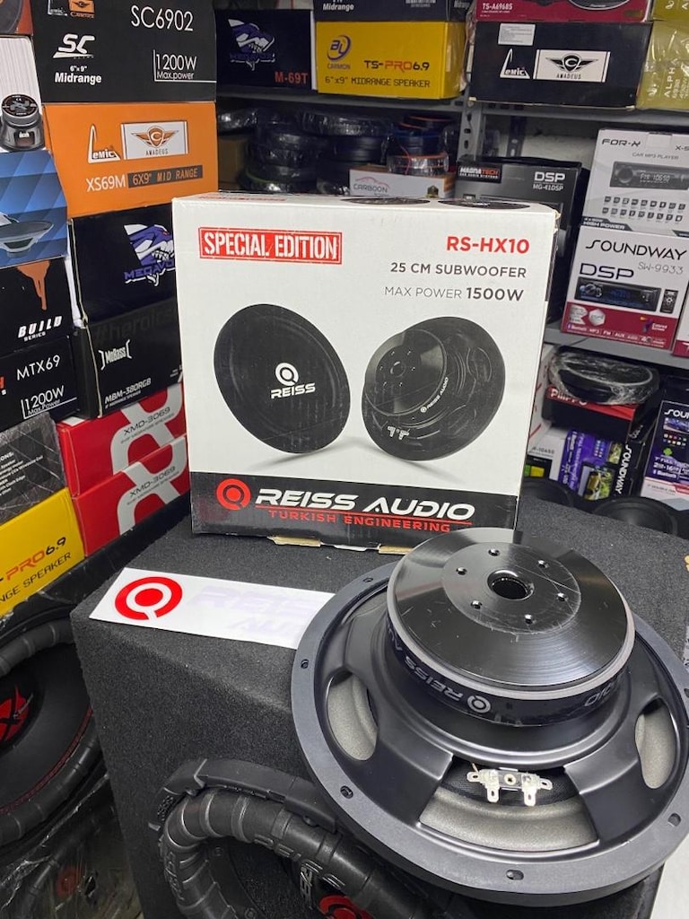 Reiss marka 25 cm bass 1500w-350 rms sıfır ürün kapalı kutu kabinsiz f - 2