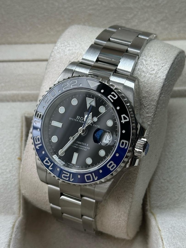 ROLEX GMT MASTER BATMAN CLEAN 3186 ETA - 2