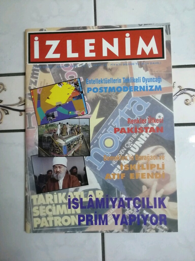 İZLENİM Aylık Dergi 1993 /1994, Sayı :11,12,13 (3'lü paket) - 4