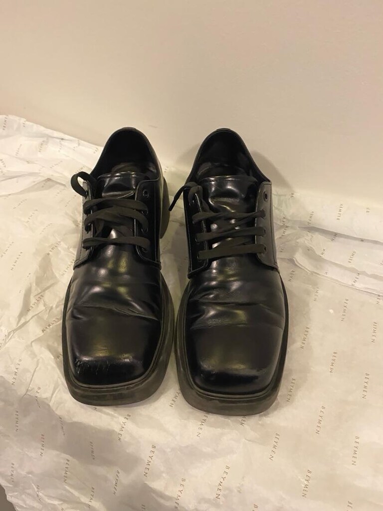 prada deri ayakkabı 42 no - 5