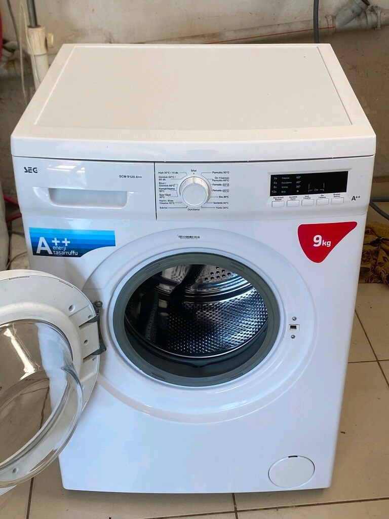 A++ 9KG SORUNSUZ TEMİZ GARANTİLİ ÇAMAŞIR MAKİNESİ NAKLİYE KURULUM BİZD - 3