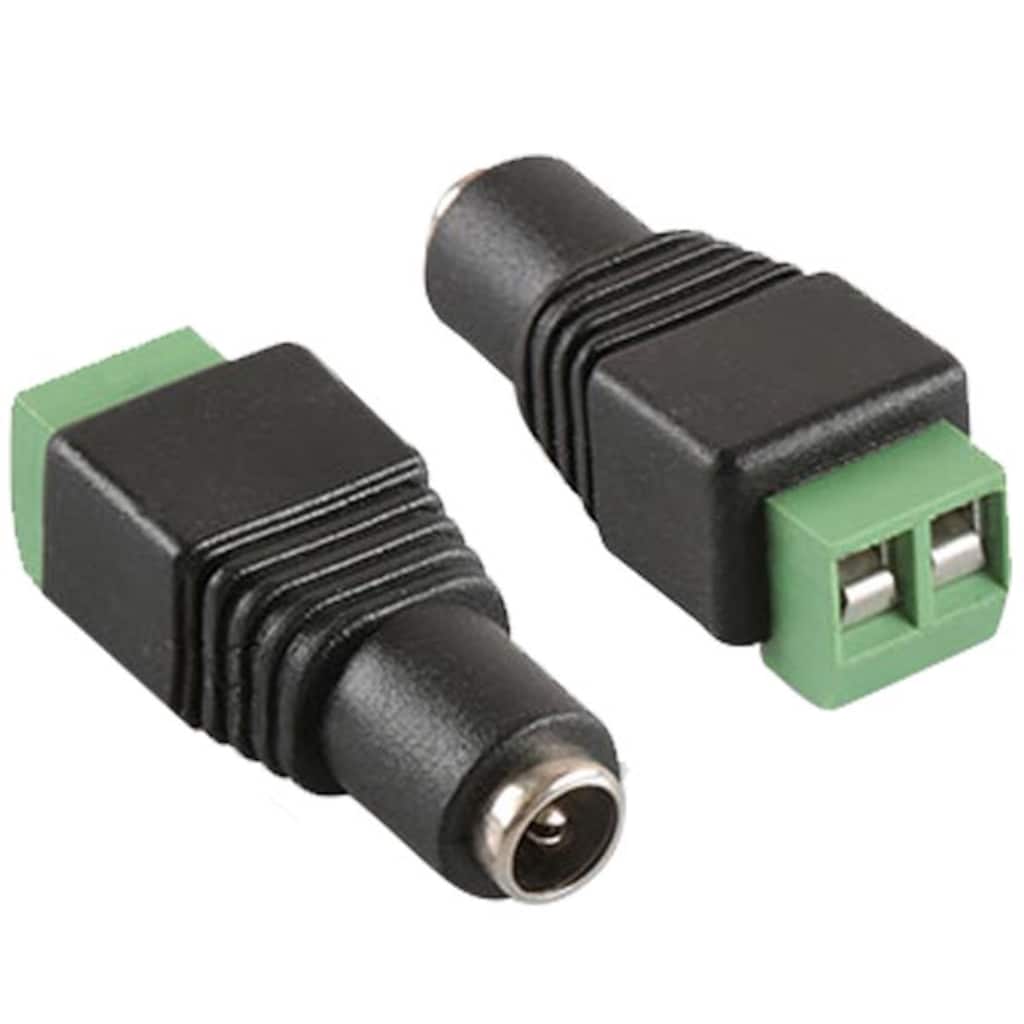 10 Adet 5.5x2.5mm Power Dişi/Erkek Jack To Klemens Uç Güç Soketi - 4