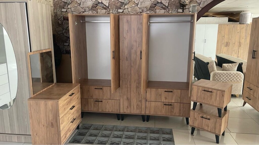 5 kapaklı elbise dolabı takımı - 4
