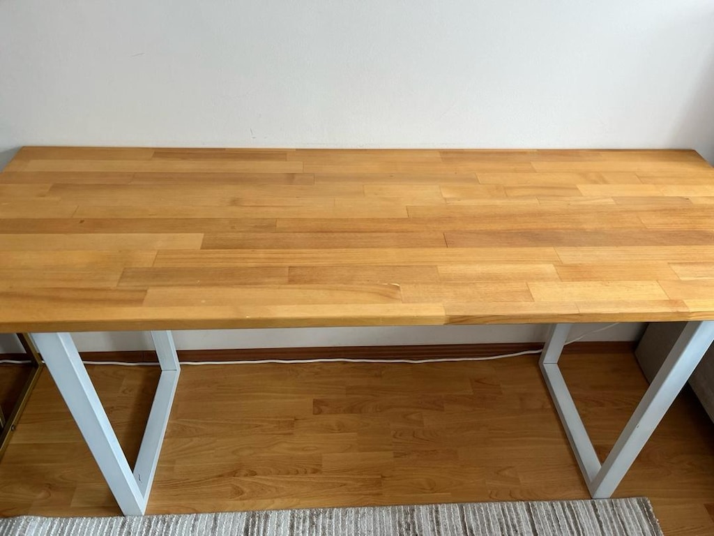 %100 Ladin Ağacından yapılmış 170x60 ahşap masa - 2