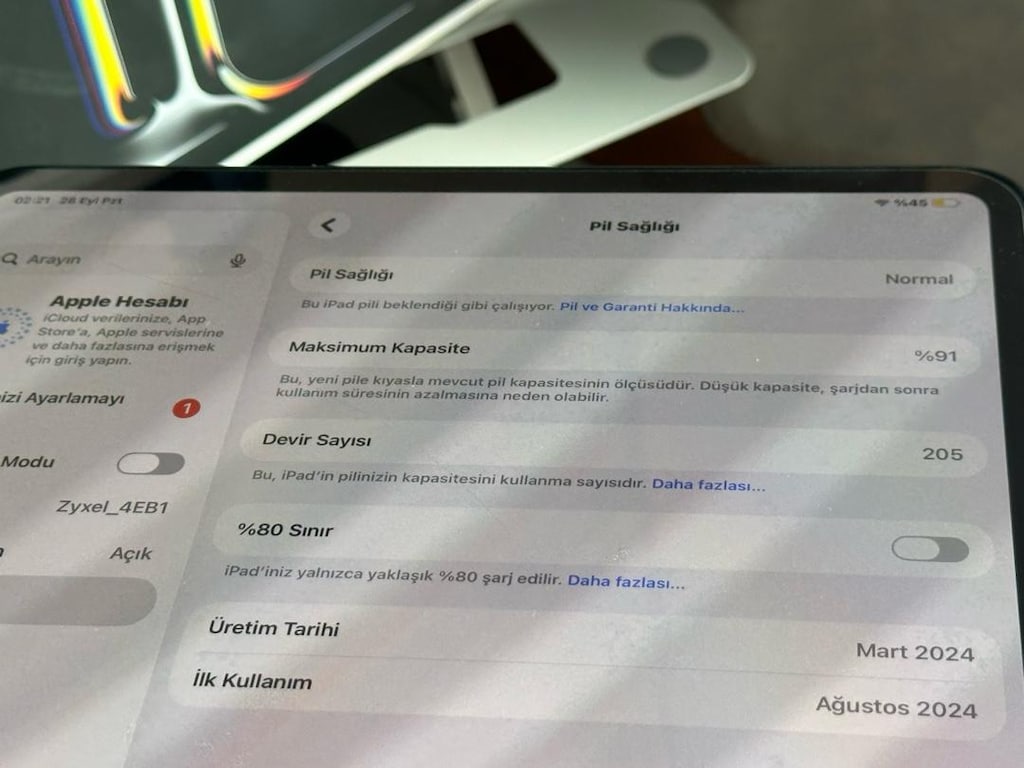 Apple ipad pro 13” 256 gb space black kutulu ve temiz - 3