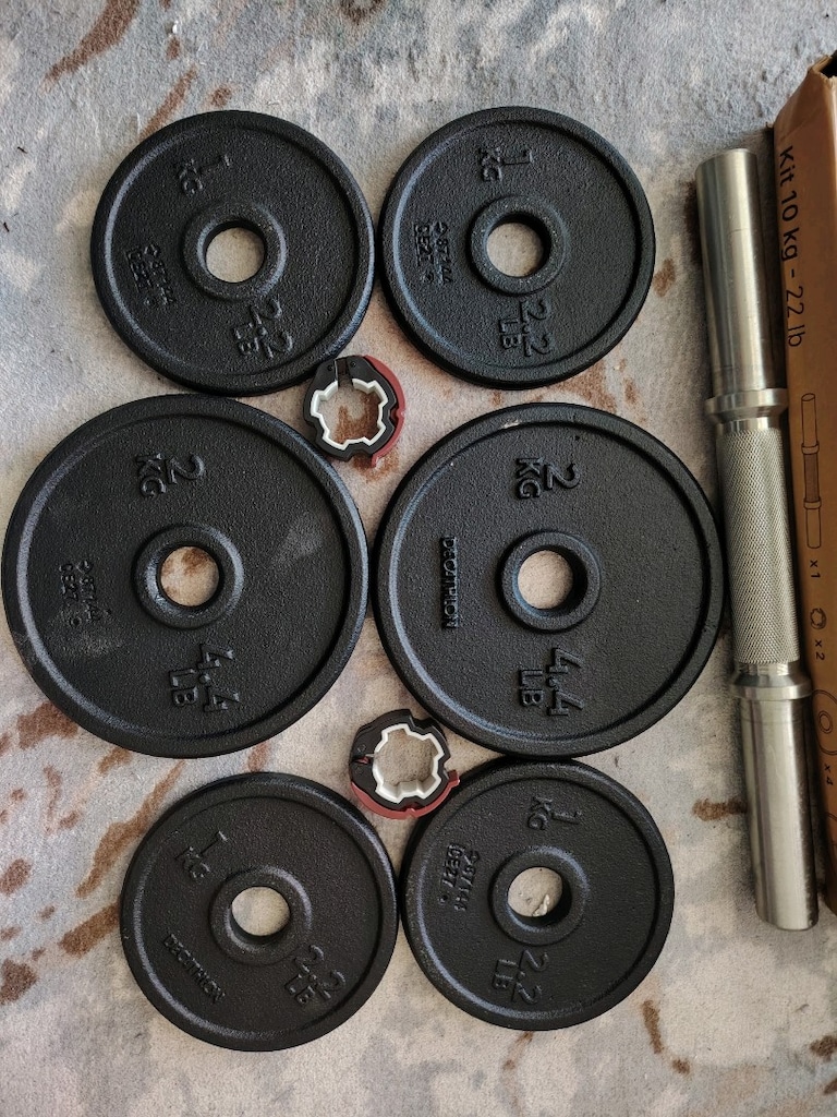 Decathlon Domyos 10 kg Dambıl seti + dambıl bar - 2