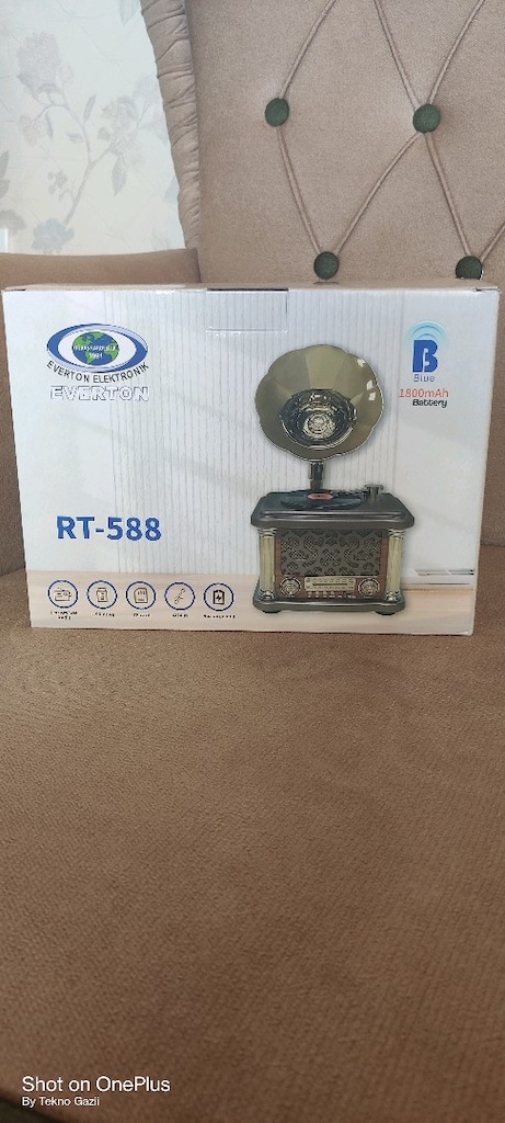 Gramafon görünümlü nostalji radyo - 4