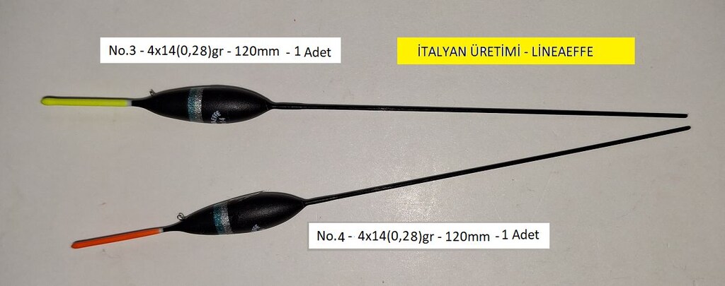 Hassas Olta Şamandrası Set. 5 farklı çeşit, 10 adet.OLTA26 - 4