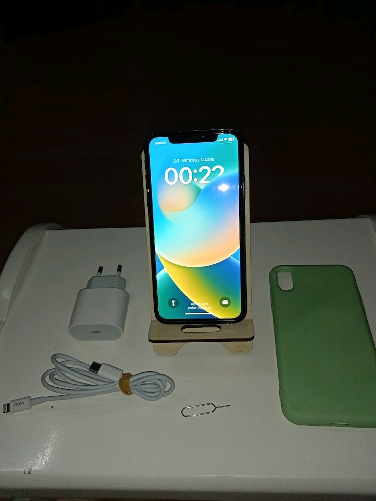 iPhone X GB ..64 pil 100 face ID calismiyor sadece Türkiye cihazı - 7