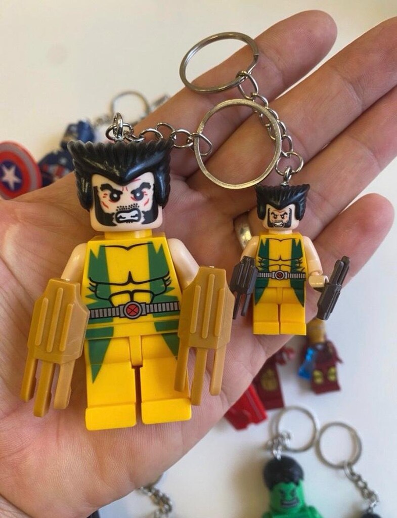 Lego Dev Marvel Figür Anahtarlıkları - 10