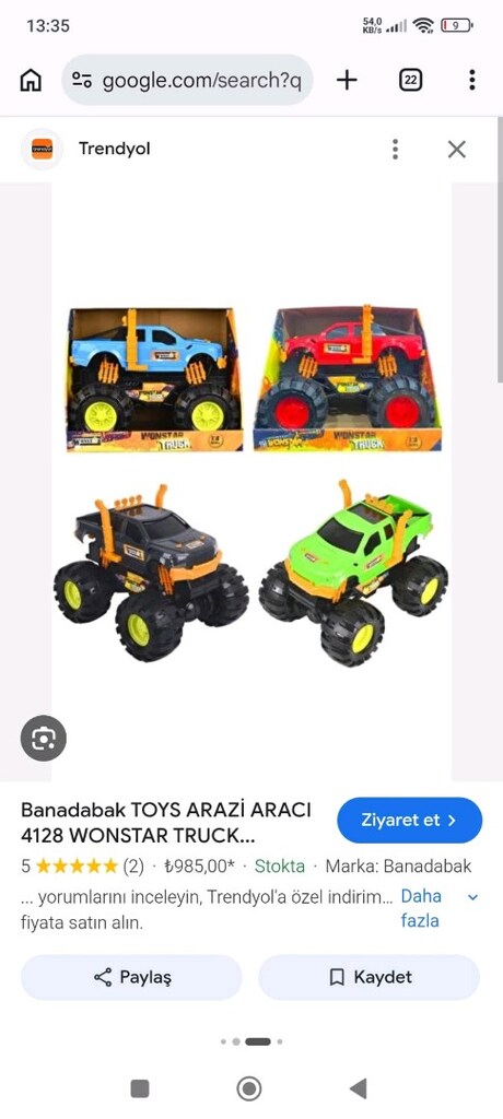 arazi aracı wonstar truck oyuncak - 2