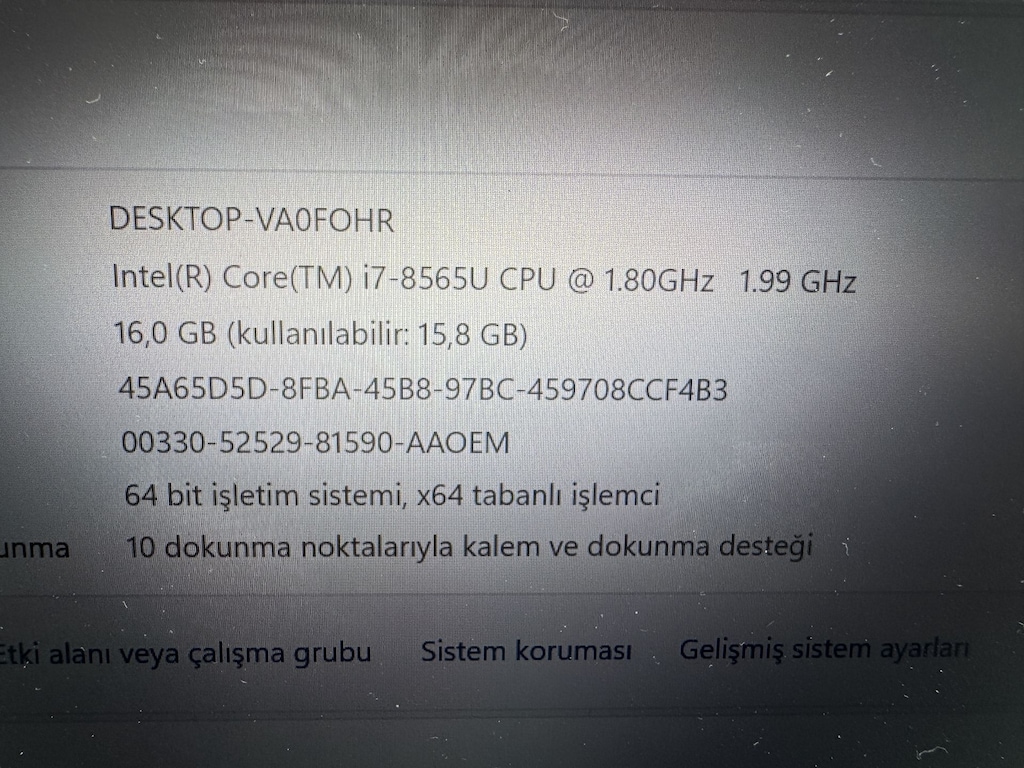 HP ELİTBOOK X360 İ7 8. NESİL 16 GB RAM 256 NVME - 5
