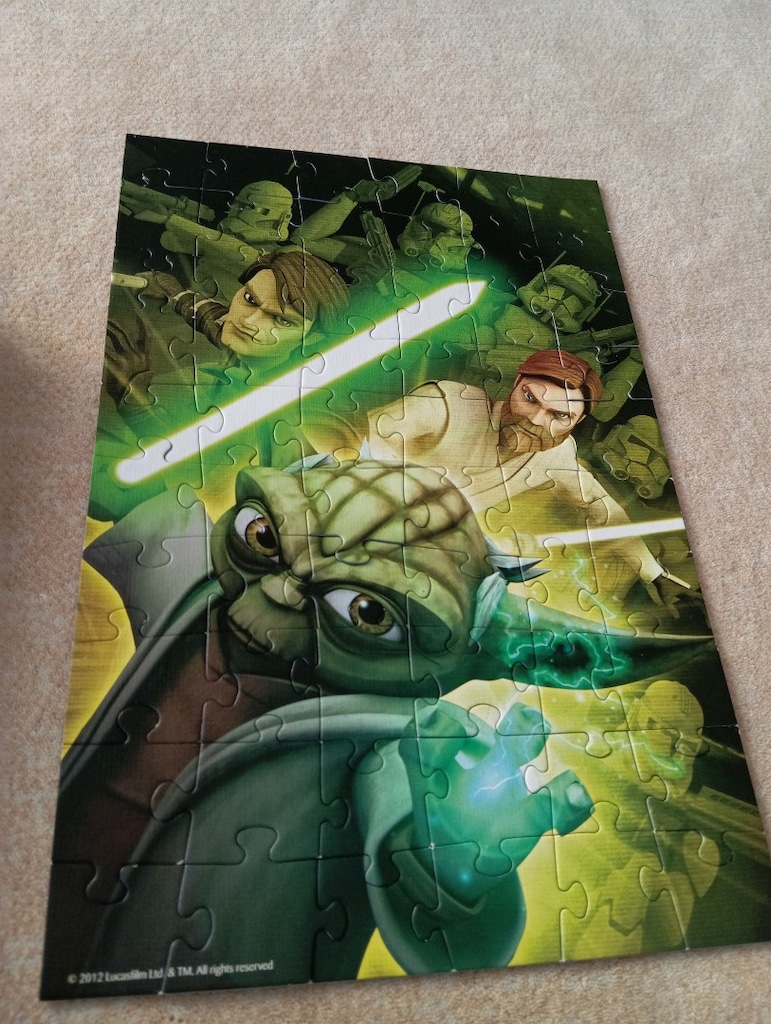 • Nostaljik 2012 Trefl Star Wars Clone Wars Puzzle - 60 Parça Eksiksiz - 3
