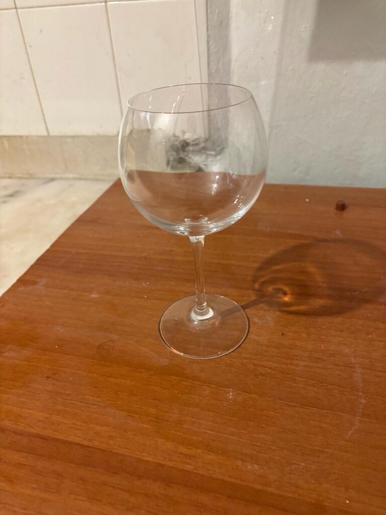 karışık kahve yanın kristal su bardağı - 4