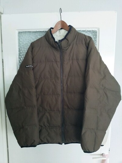 Quiksilver 2XL bol kesim kaz tüyü erkek mont.