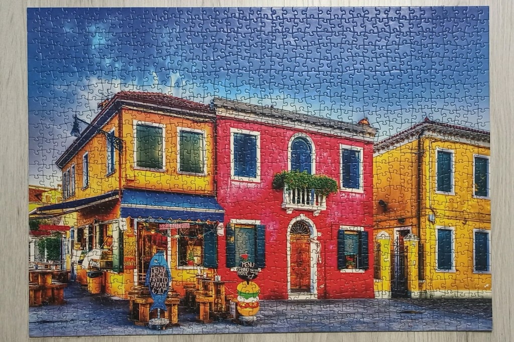 Arlası Bantlı Yapılmış Puzzle - 2