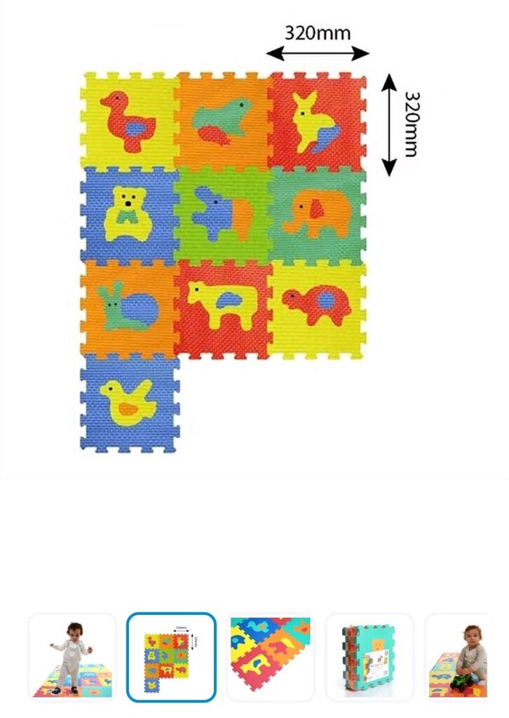 baby toys puzzle şeklinde oyun matı - 2