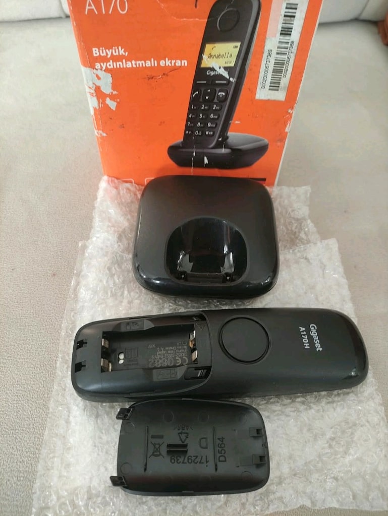 TELSİZ TELEFON GİGASET A 170 MODELİ PİLSİZ SATILIK - 2