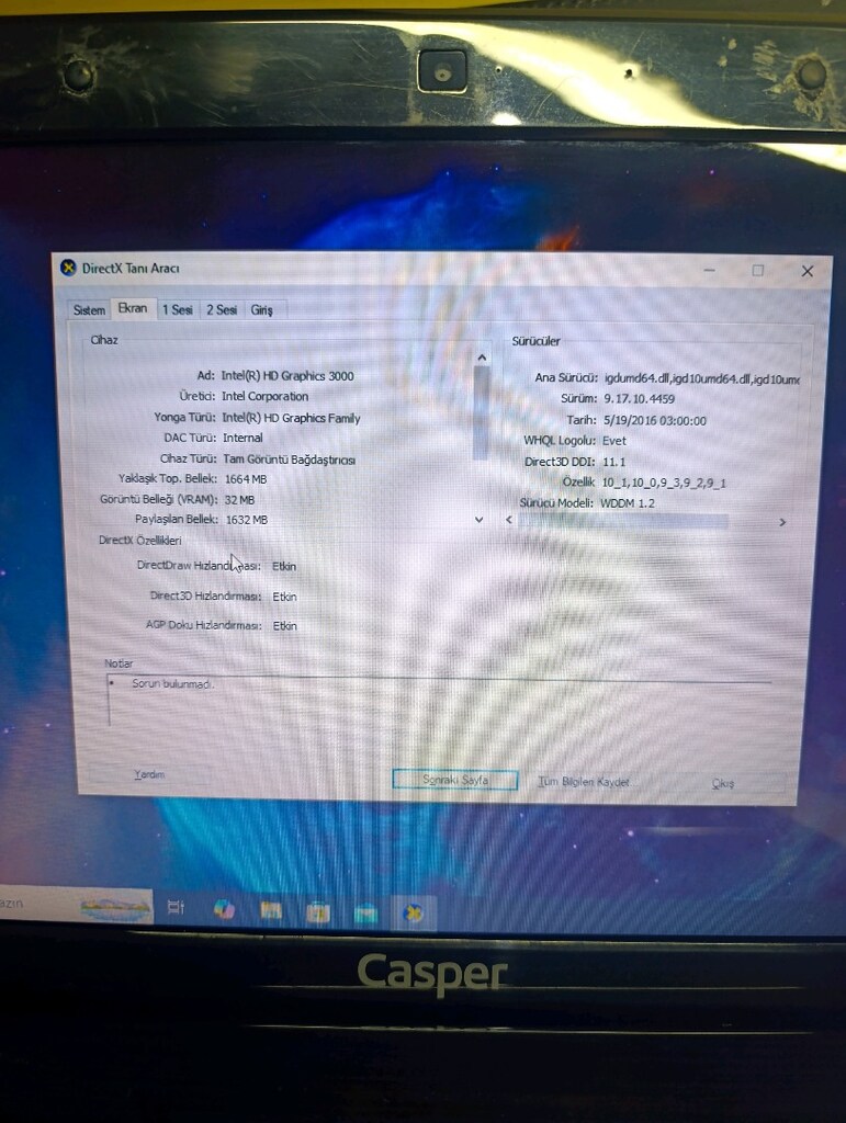 Temiz Casper i5-2430M | 8 GB RAM | Trendyol & Yemeksepeti Uyumlu Lapto - 4