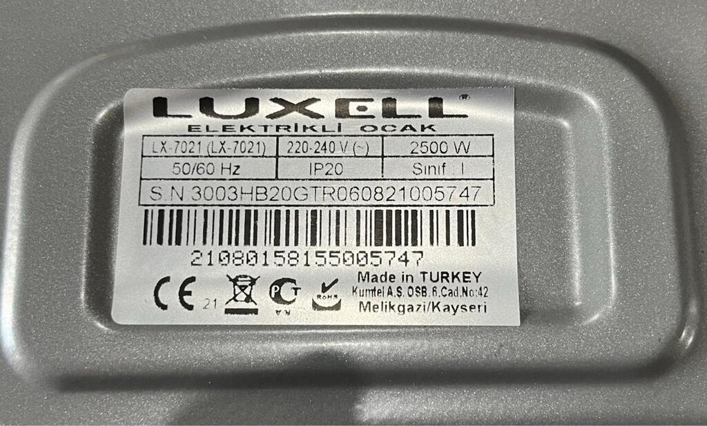 LUXELL ELEKTRİKLİ OCAK - 3