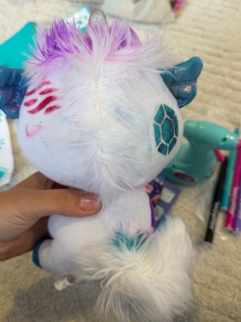 airbrush plush unicorn cosmic - 3