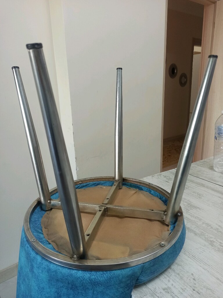 6 adet mavi renkte sandalye - 6