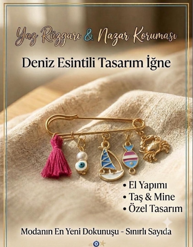 El yapımı İskoç iğnesi Broş