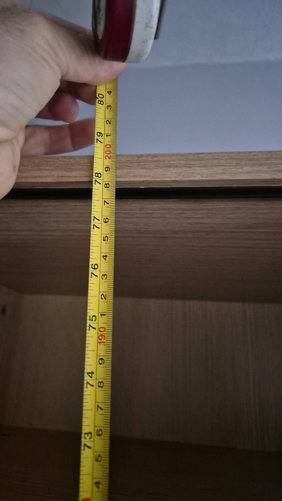 portmanto kapaklı raflı aynalı dolap ikia marka - 5