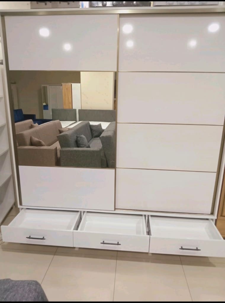 *SIFIR* Sürgülü Gardrop dolap gardırop gardolap NAKLİYE BİZDEN - 10